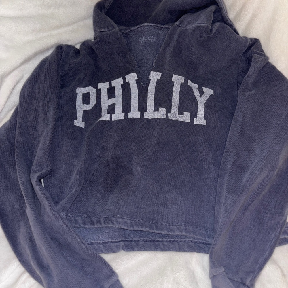 Brandy Melville Gray Off-the-Shoulder Sweater